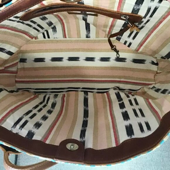 Nena & Co Teal & Sand Valiant Forever Tote Set - Picture 7 of 9